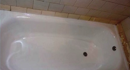 Реставрация ванны жидким акрилом | Петроградская